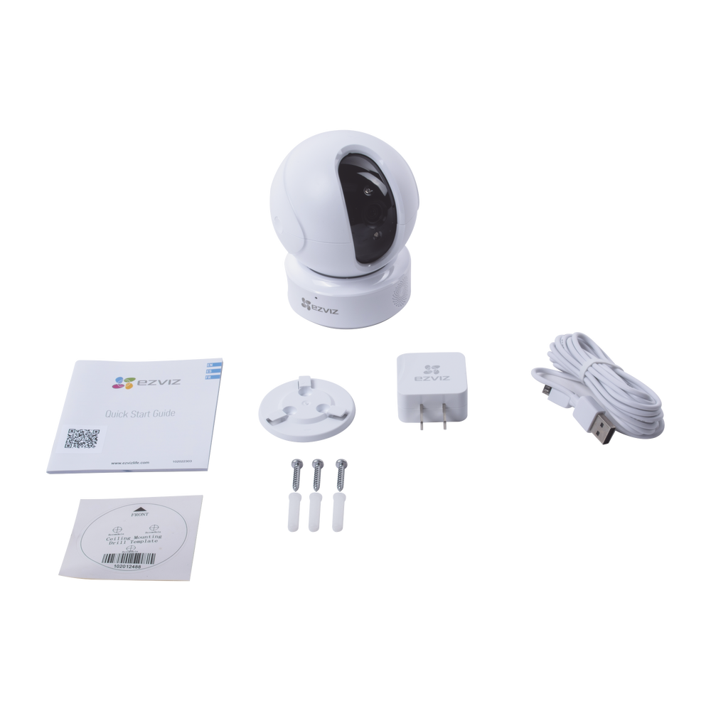 Mini Cámara IP PT 2 Megapíxel / Wi-Fi / Seguimiento Inteligente / Notificación Push / Audio de Dos Vías / Ranura para Memoria / Uso Interior