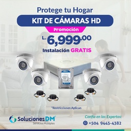 [Promocionkit4720] Promocion 4 Camaras Hikvision 720 Full Hd